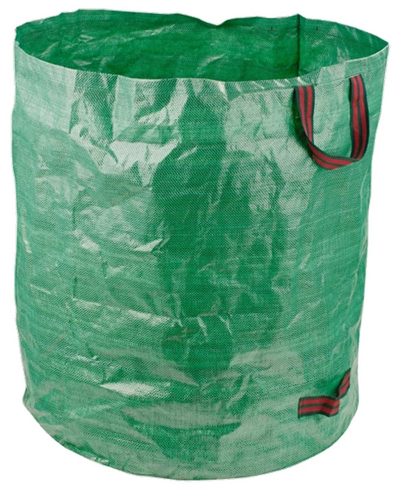Мешок для сбора садового мусора (листьев, веток, сорняков), d45, h75 см, полипропилен, с ручками